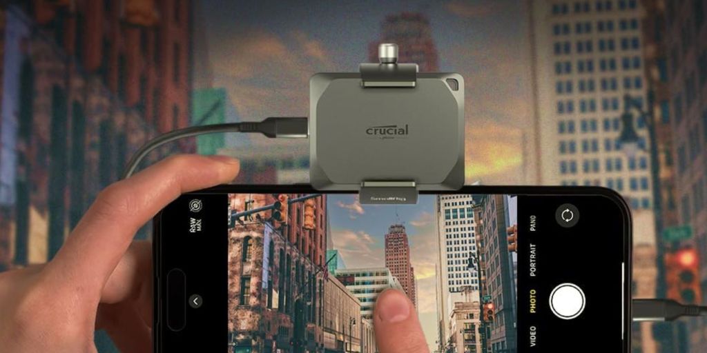 Image showing a render of Crucial X9 Pro portable SSD.