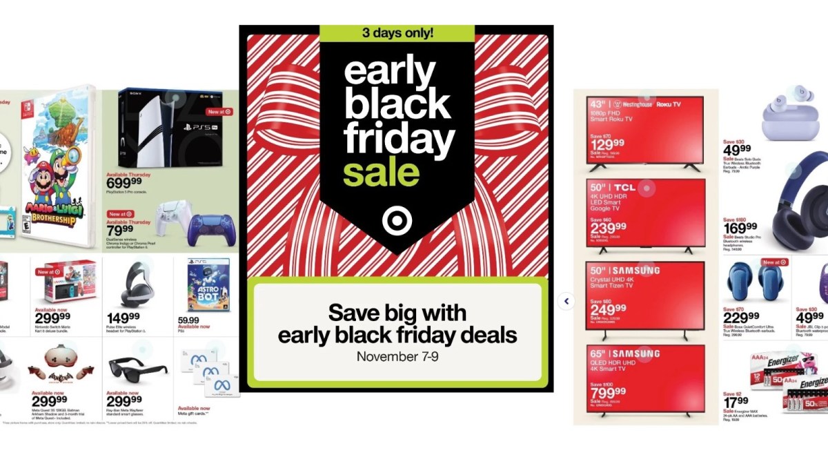 Target Black Friday ad scan