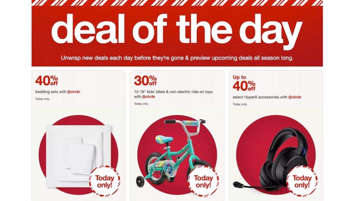 Target Day 18 Black Friday Deals of the Day