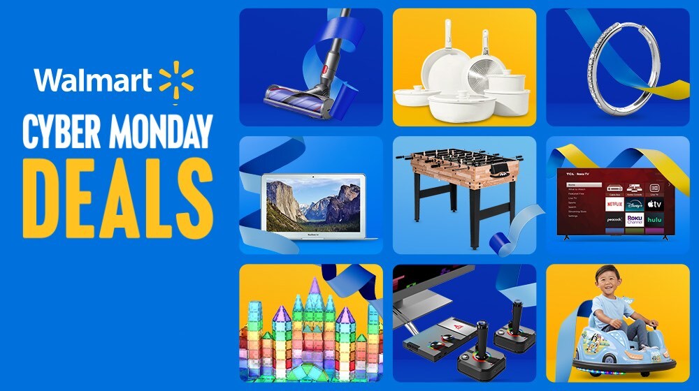 Image showing Walmart Cyber Monday poster.