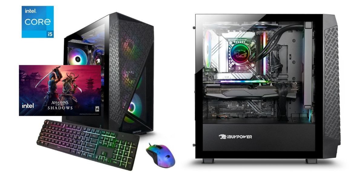 Image showing renders of iBUYPOWER Slate 6 Mesh gaming PC.