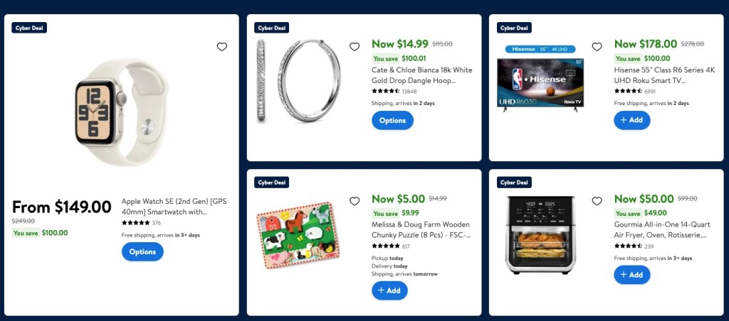 Walmart Cyber Monday sale