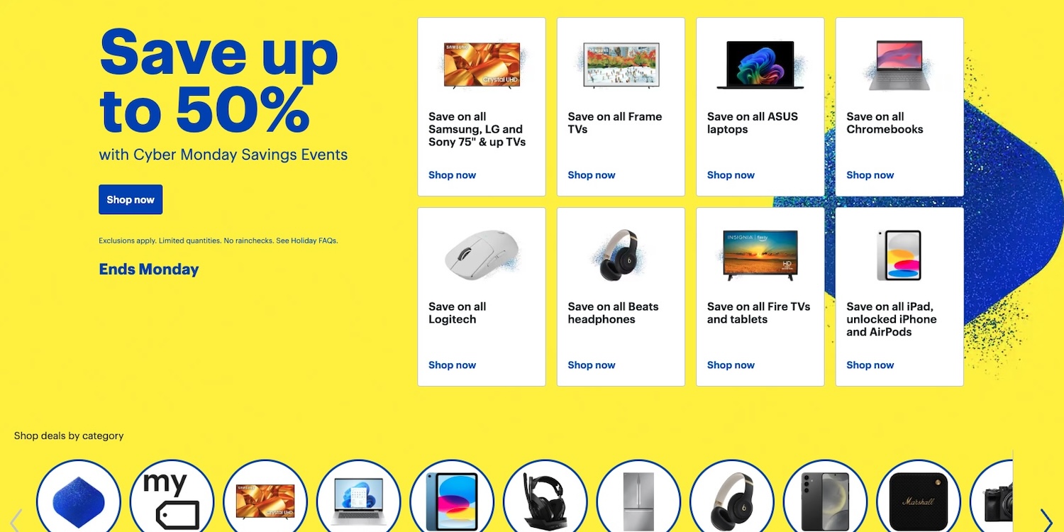 Best Buy official 2024 Cyber Monday sale