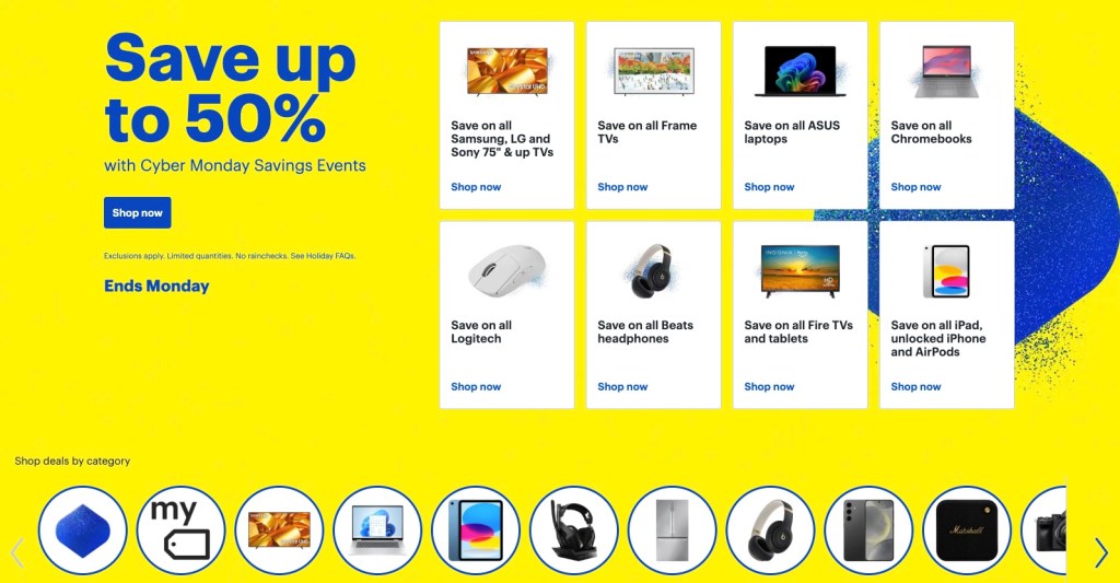 Best Buy 2024 Cyber Monday sale