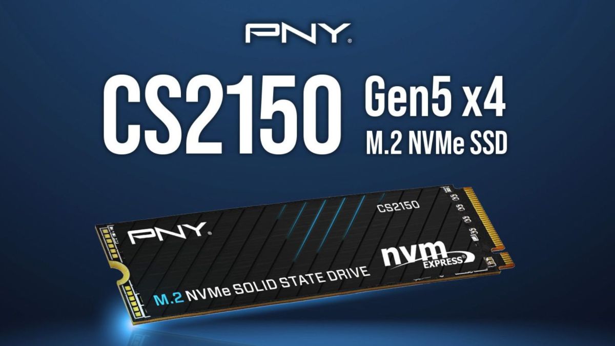 Image showing a render of PNY Gen 5 SSD.