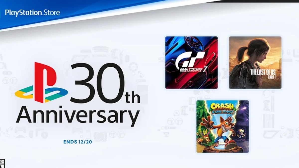 PlayStation Cyber Monday sale-30th Anniversary PlayStation Store deals copy