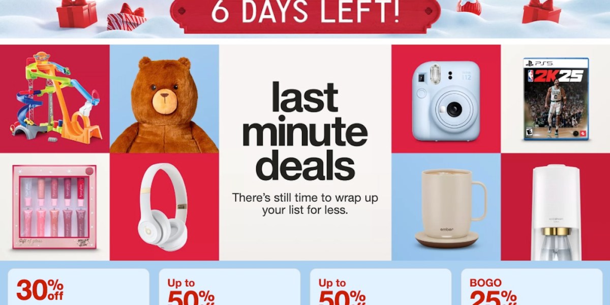 Target Last Minute deals sale