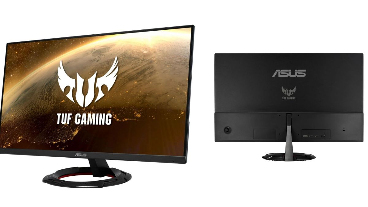 Image showing renders of ASUS TUF FHD gaming monitor.