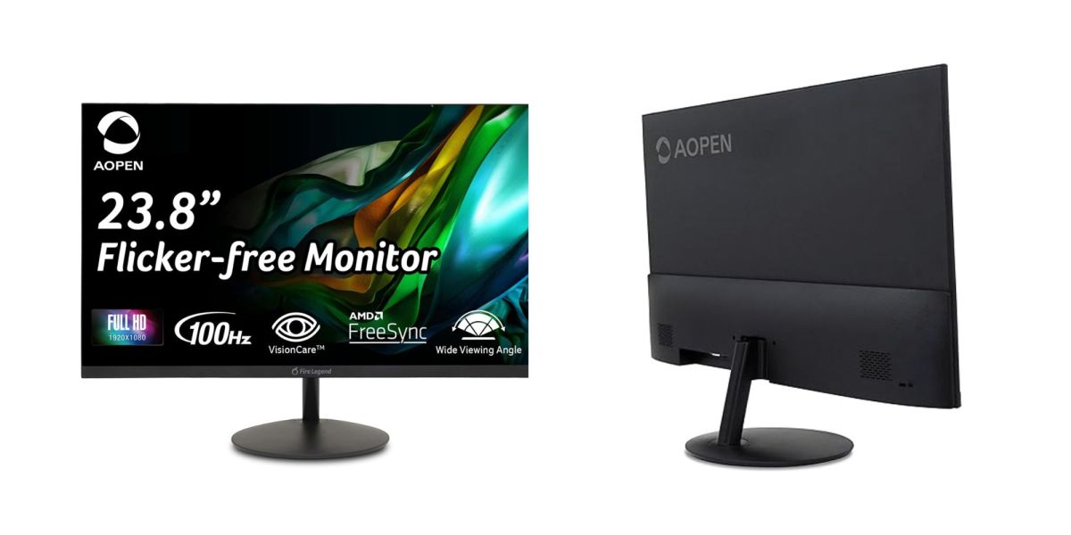 Image showing renders of Acer's AOPEN 24-inch office monitor.