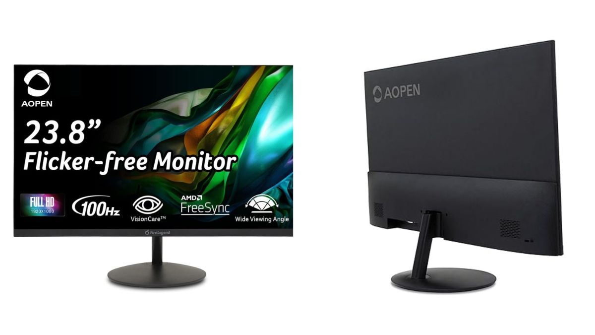 Image showing renders of Acer's AOPEN 24-inch office monitor.