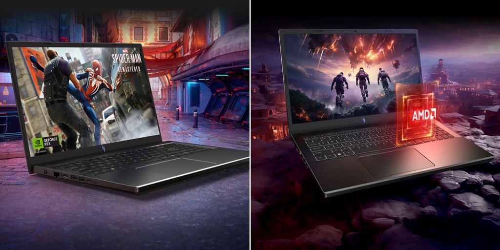 Image showing renders of Acer's Nitro V gaming laptop.