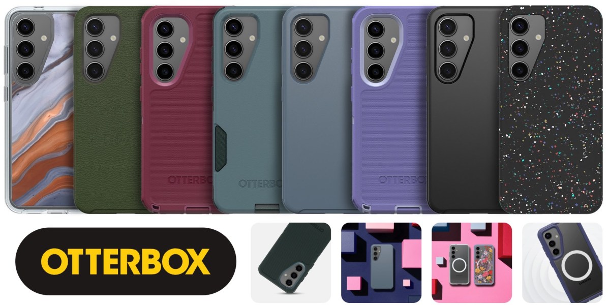 OtterBox case collection Galaxy S25, S25+, and Galaxy S25 Ultra