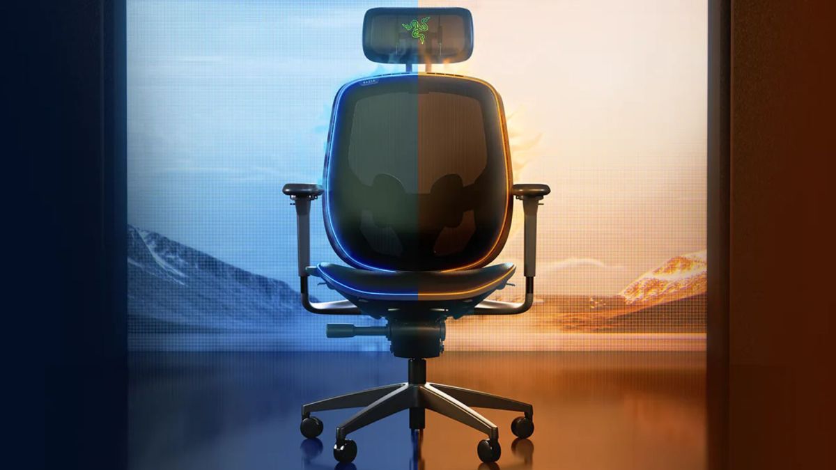 Image showing a render of Razer's Project Arielle gaming chair.