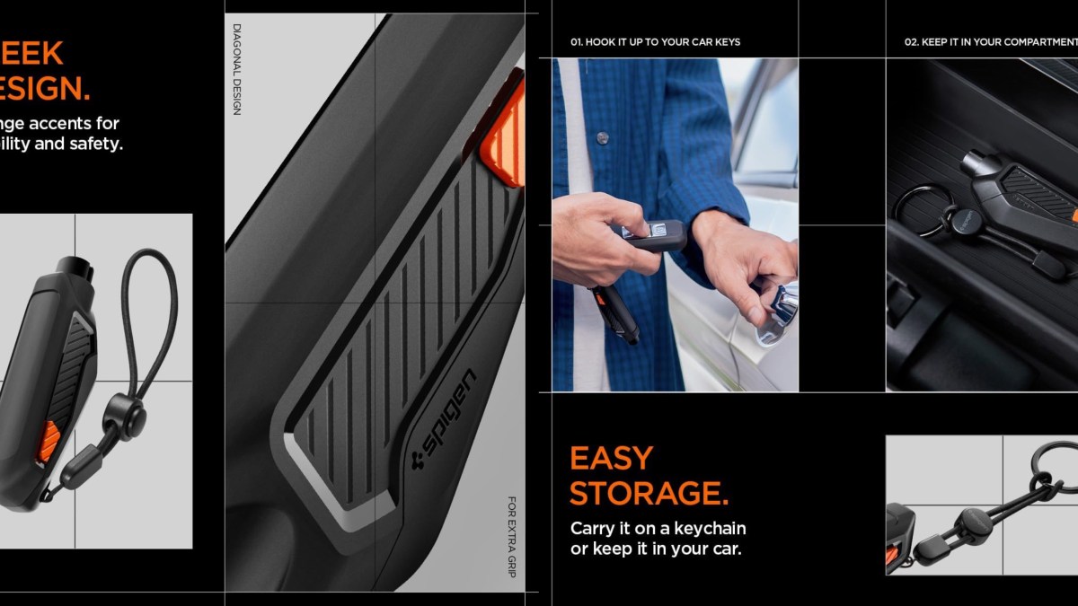 Spigen 2-in-1 Car Escape Tool