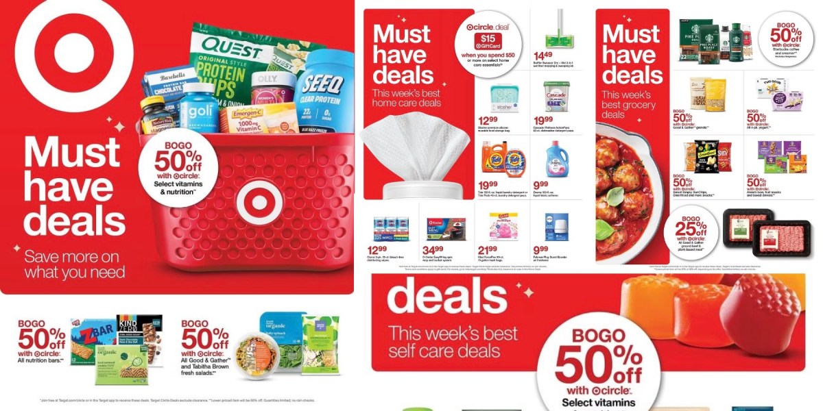 Target 2025 New Year weekly deal ad