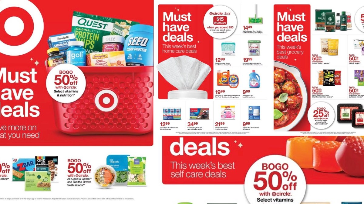 Target 2025 New Year weekly deal ad