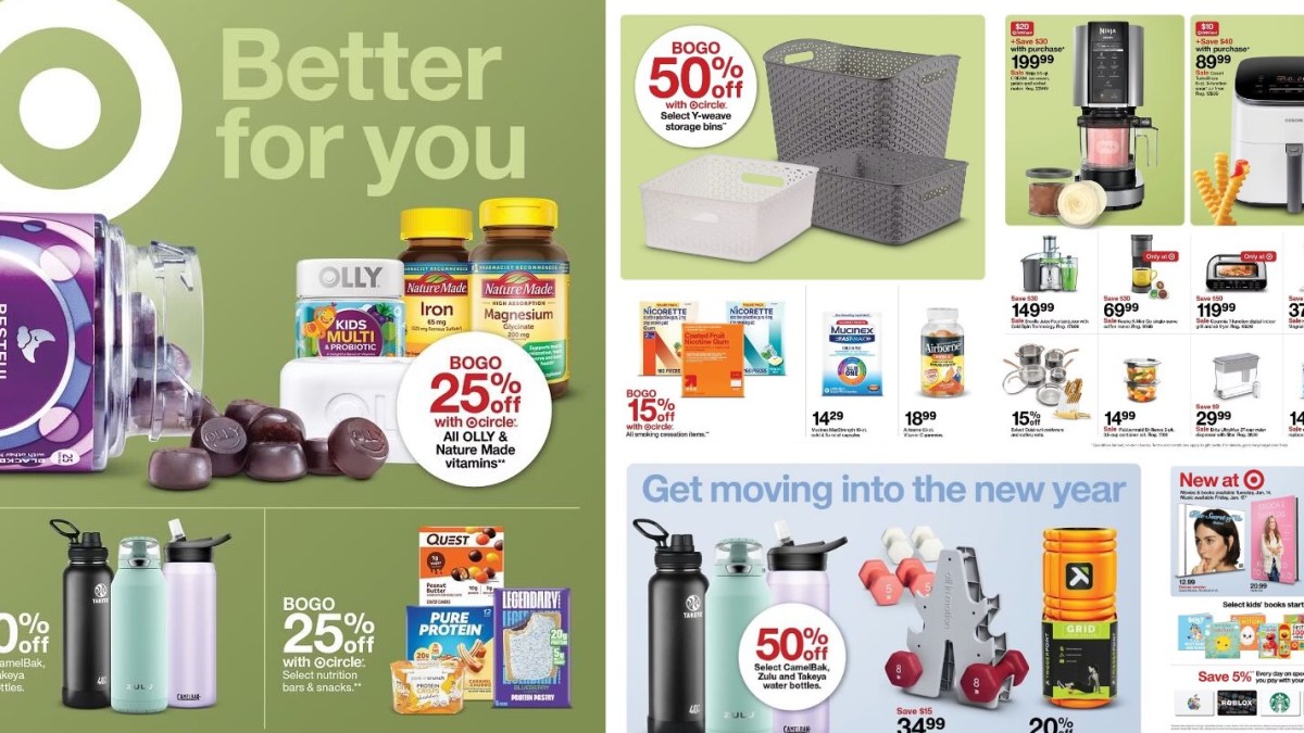 Target weekly deal ad-January 12