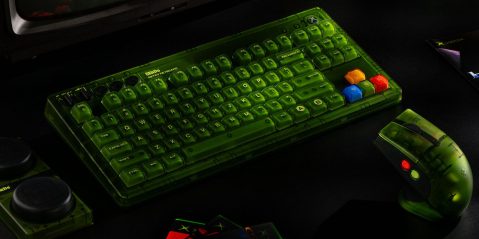 Image showing a render of 8BitDo Xbox Edition Retro TKL.