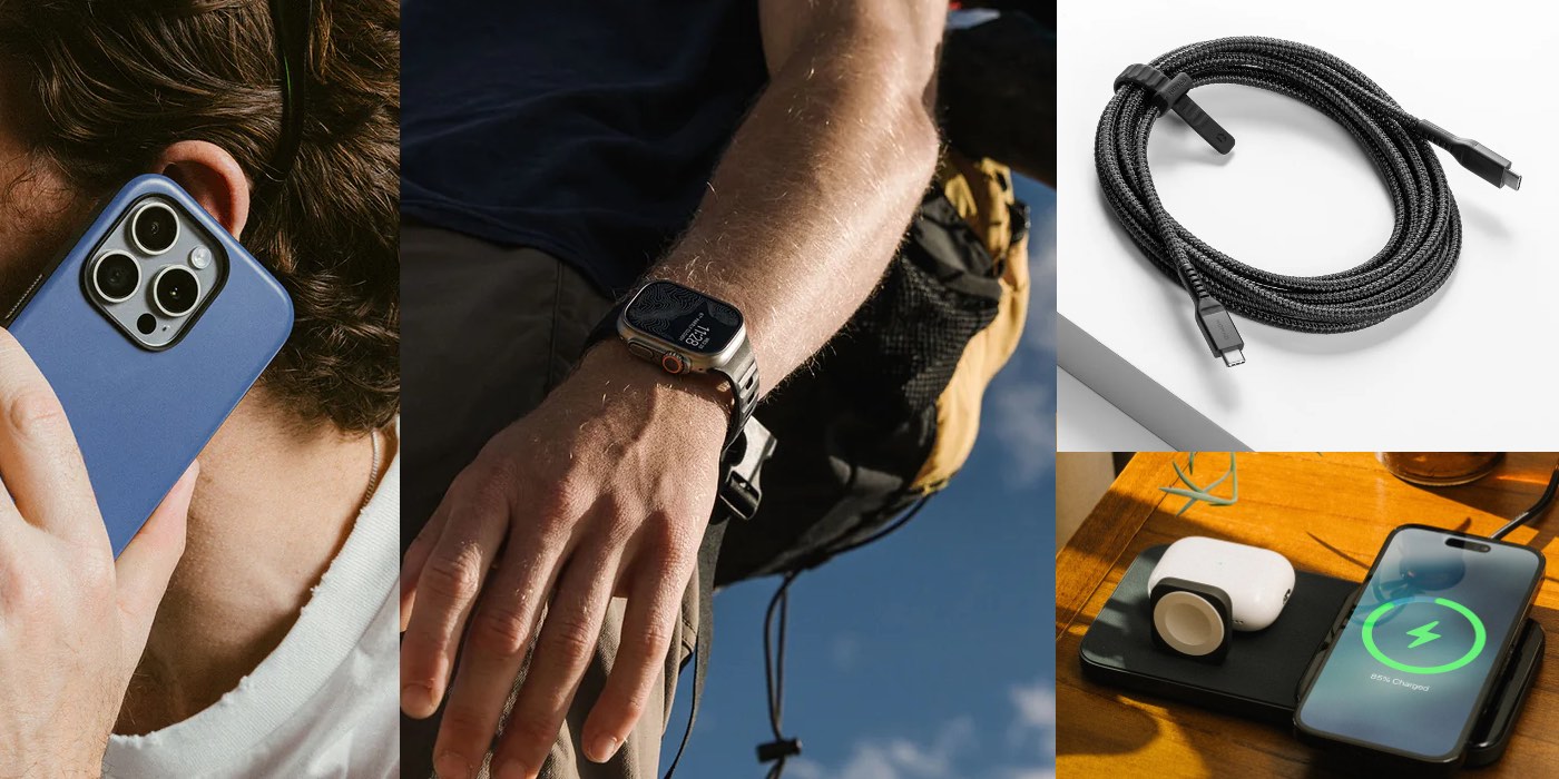 A collage of a man's wrist