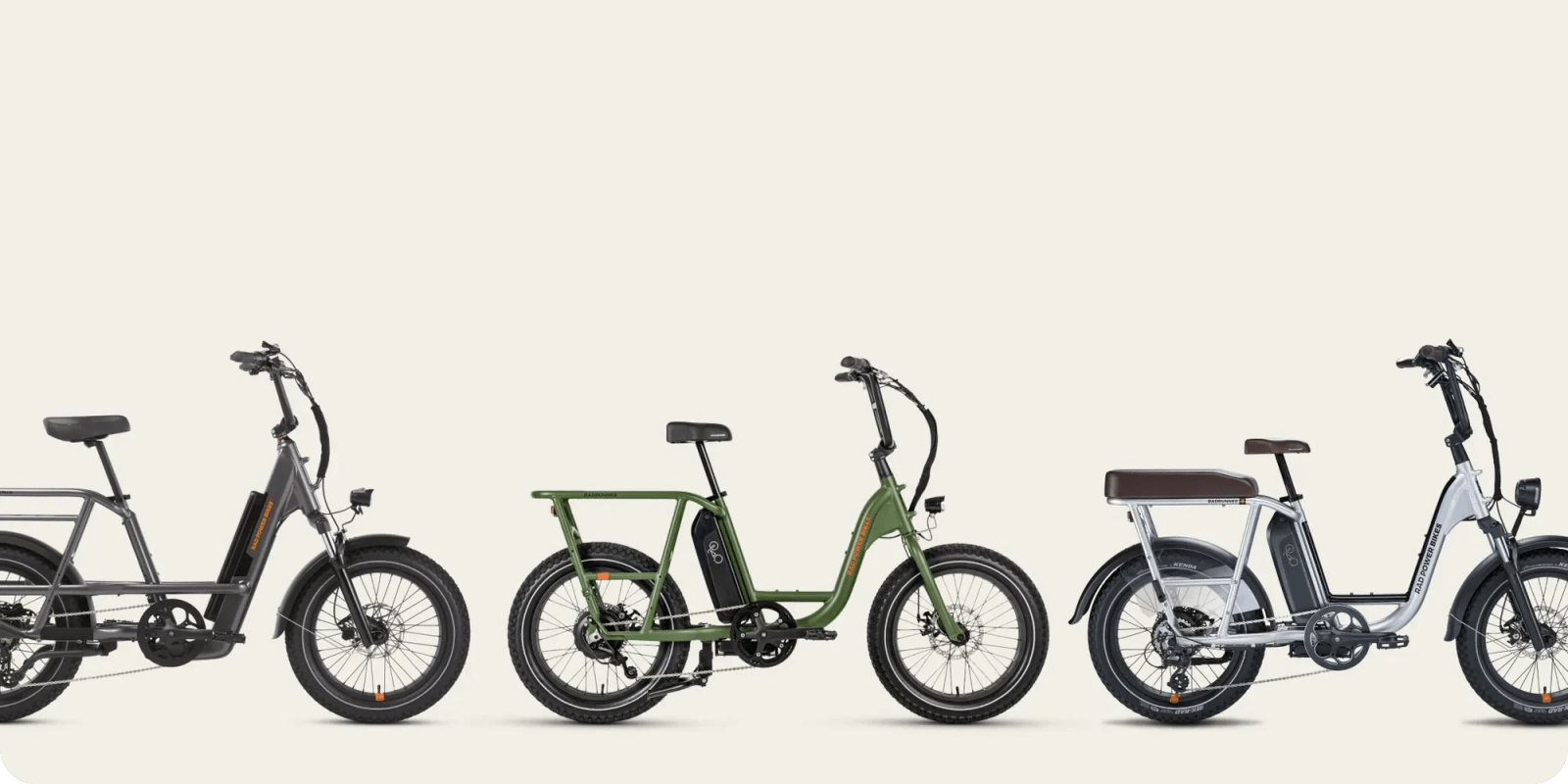 A row of bicycles in a row