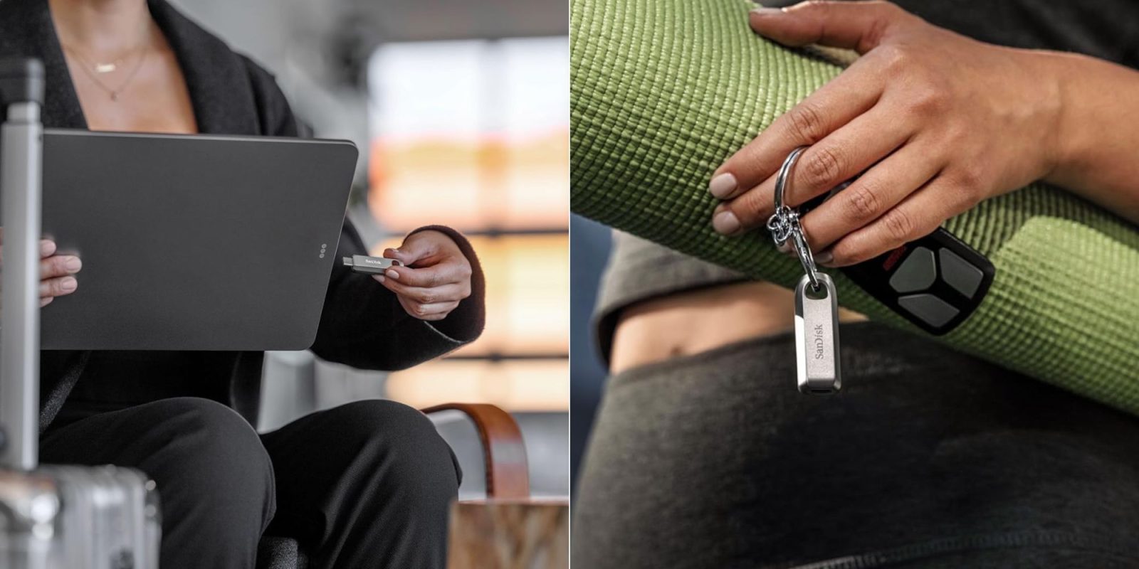 Image showing renders of SanDisk Ultra Luxe flash drives.