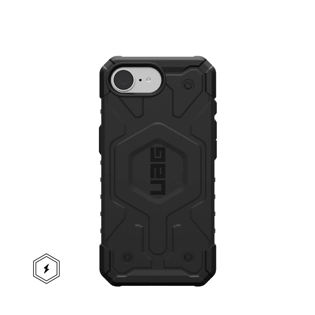 A black cell phone case
