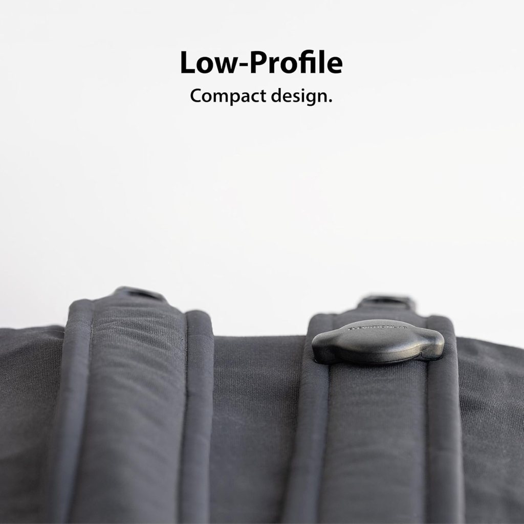 A close up of a black bag