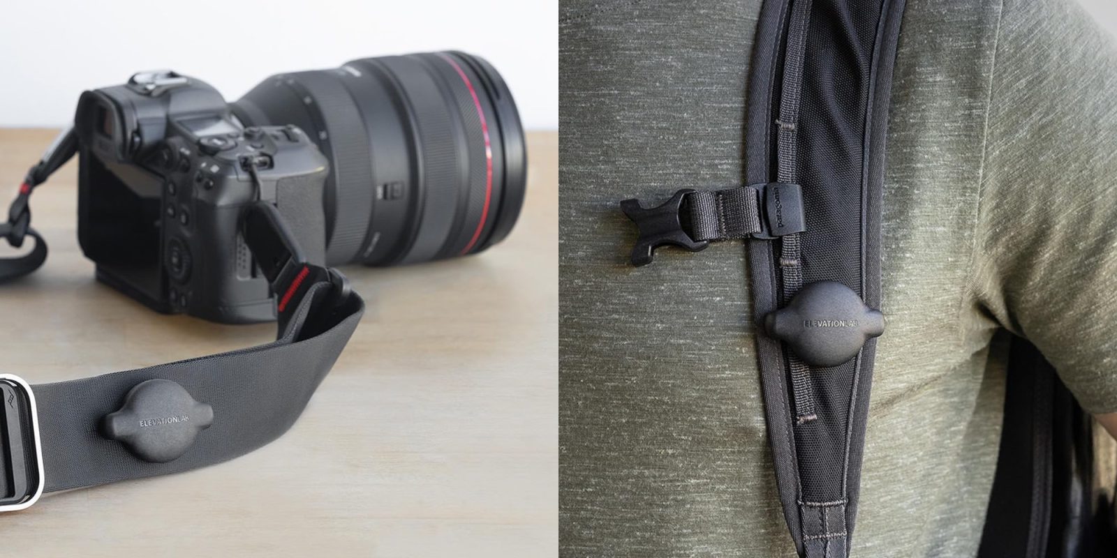 A camera and a camera bag