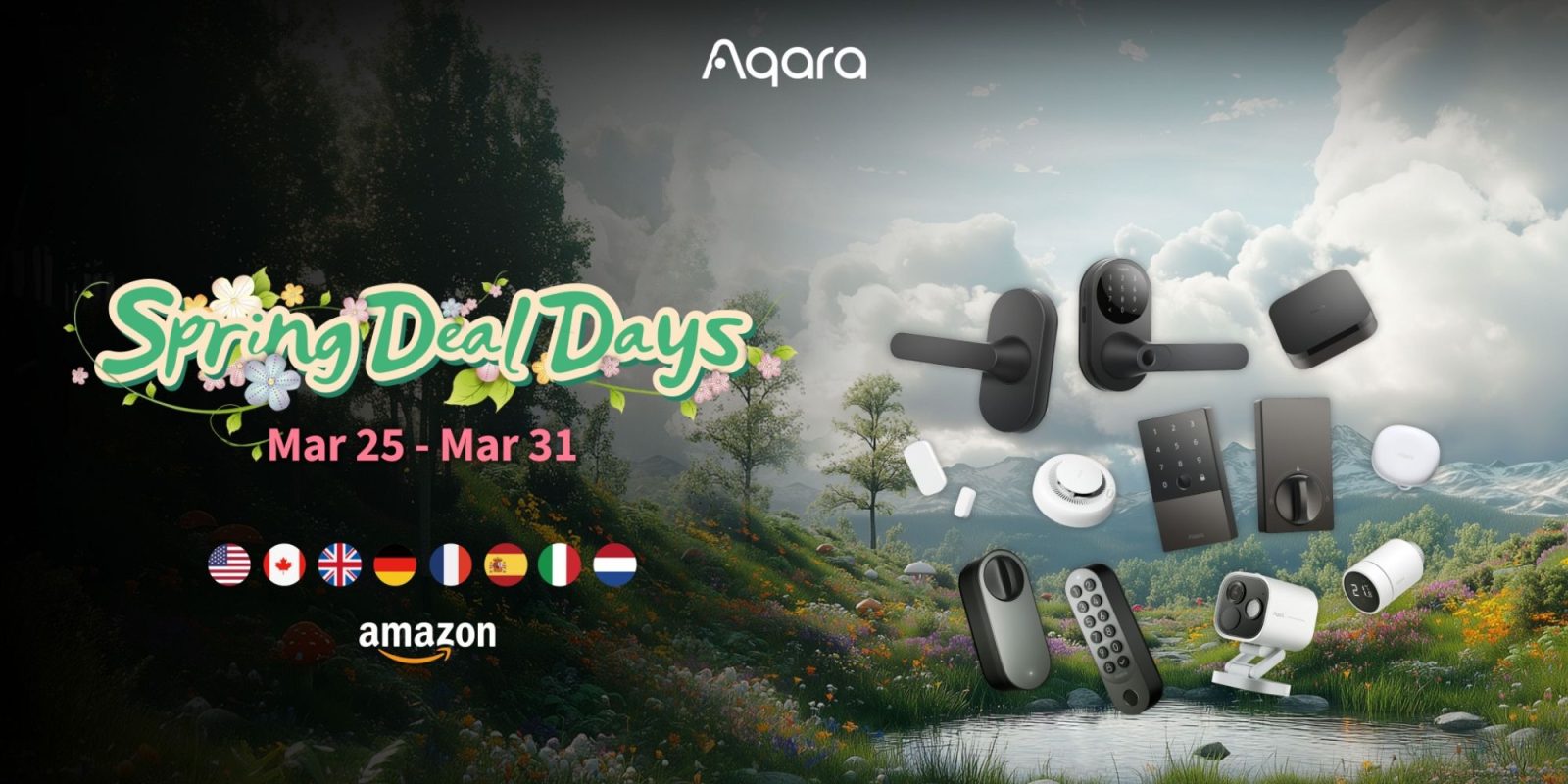 A advertisement for Aqara's Spring sale.