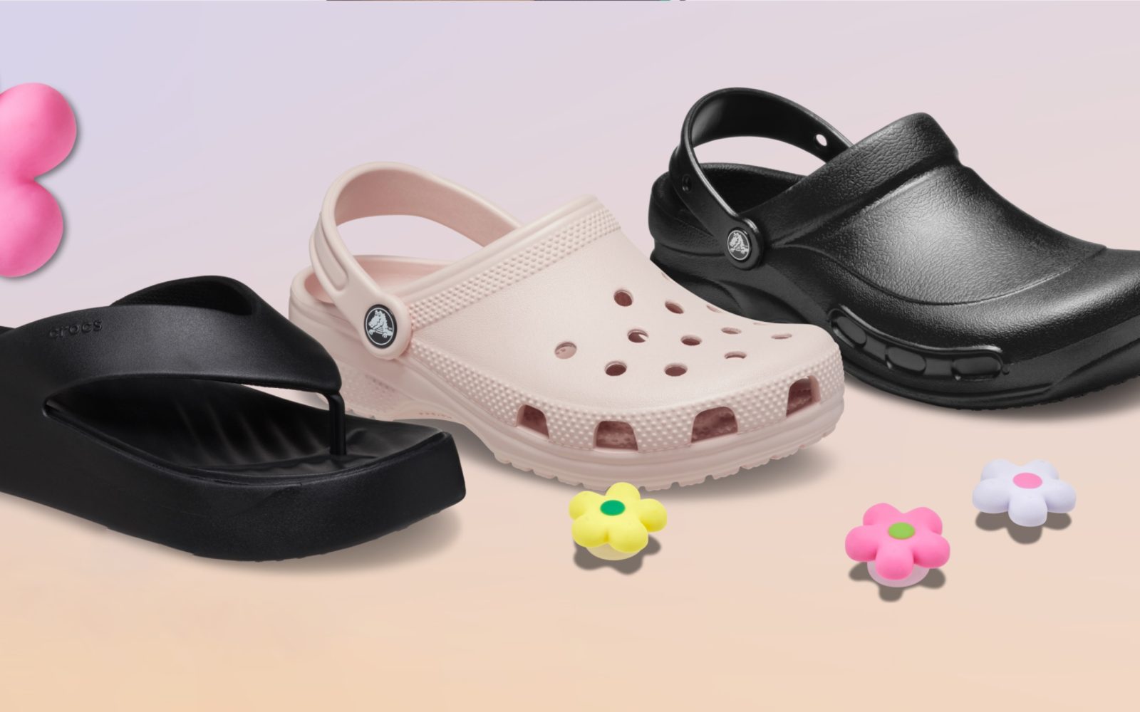 A group of shoes on a table