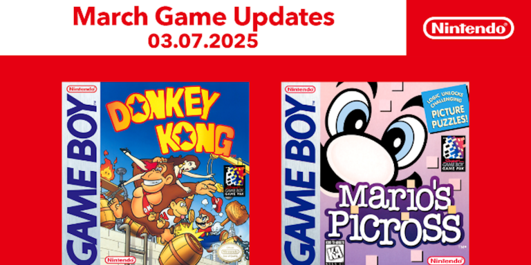 Game Boy – March 2025 – Nintendo Switch Online