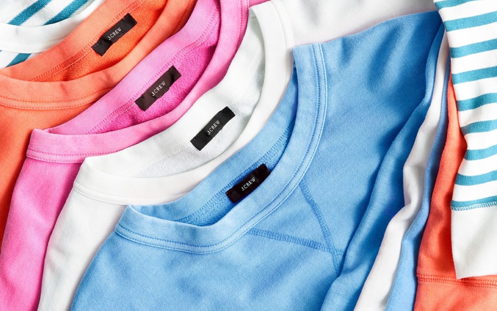 A group of colorful shirts