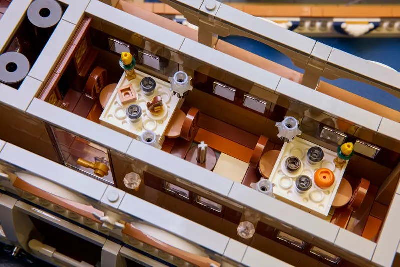 A building made of legos