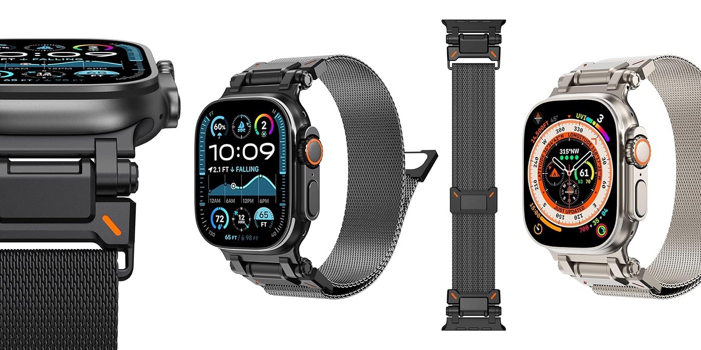 A smart watch with a strap