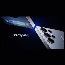 A cell phone and a stylus