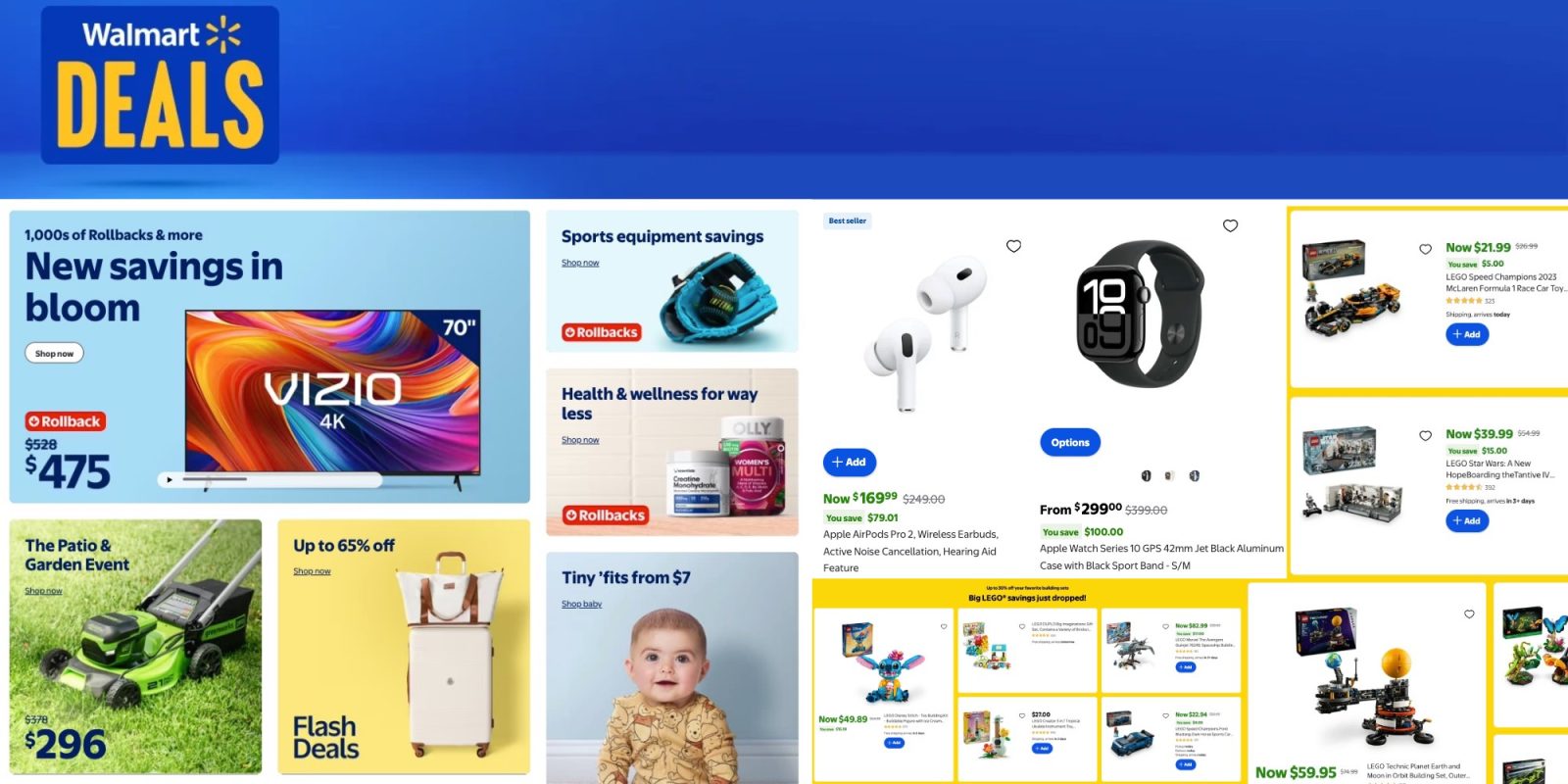 Walmart Super Savings Week Spring sale-hero