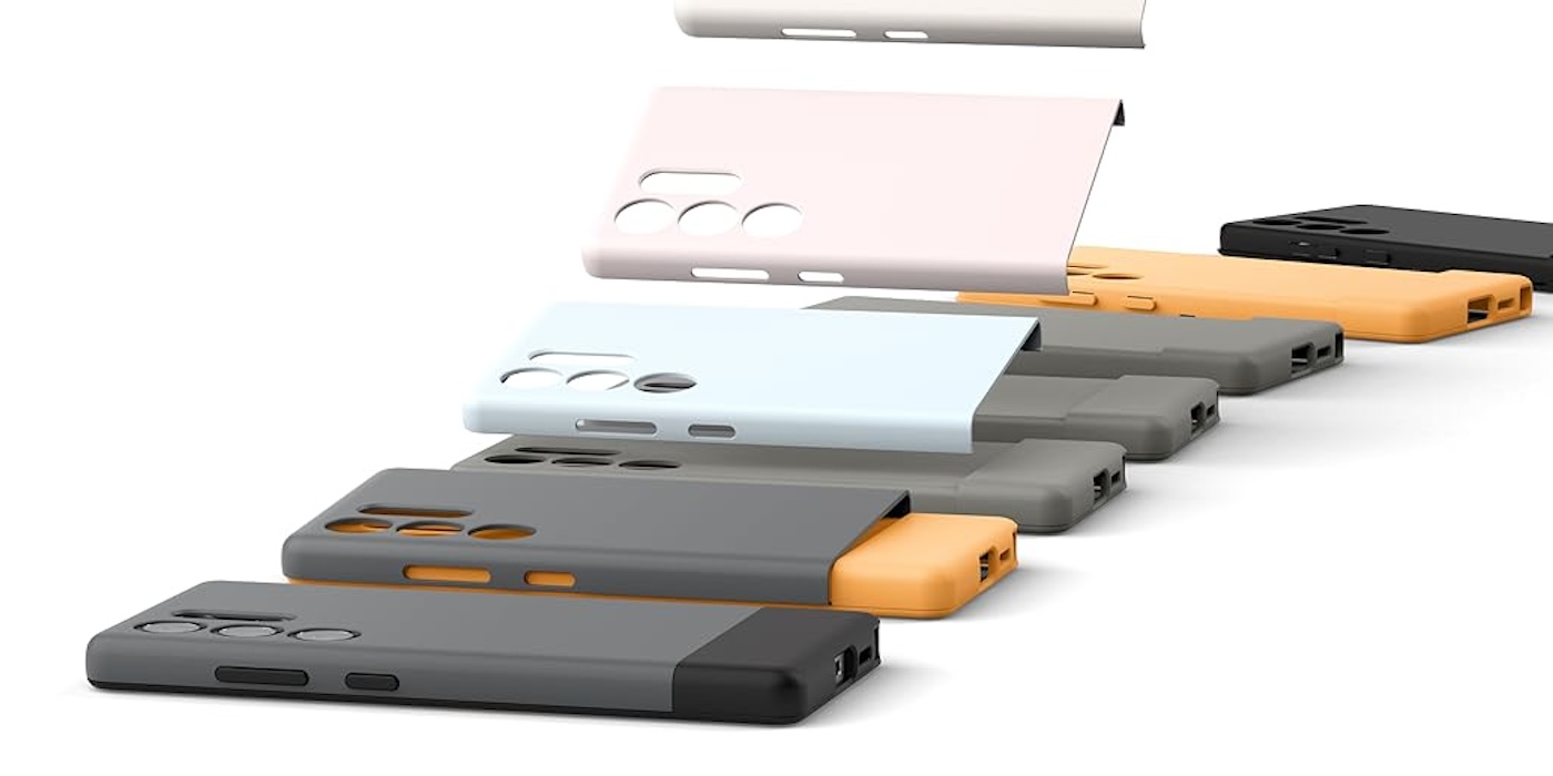 A group of cell phones