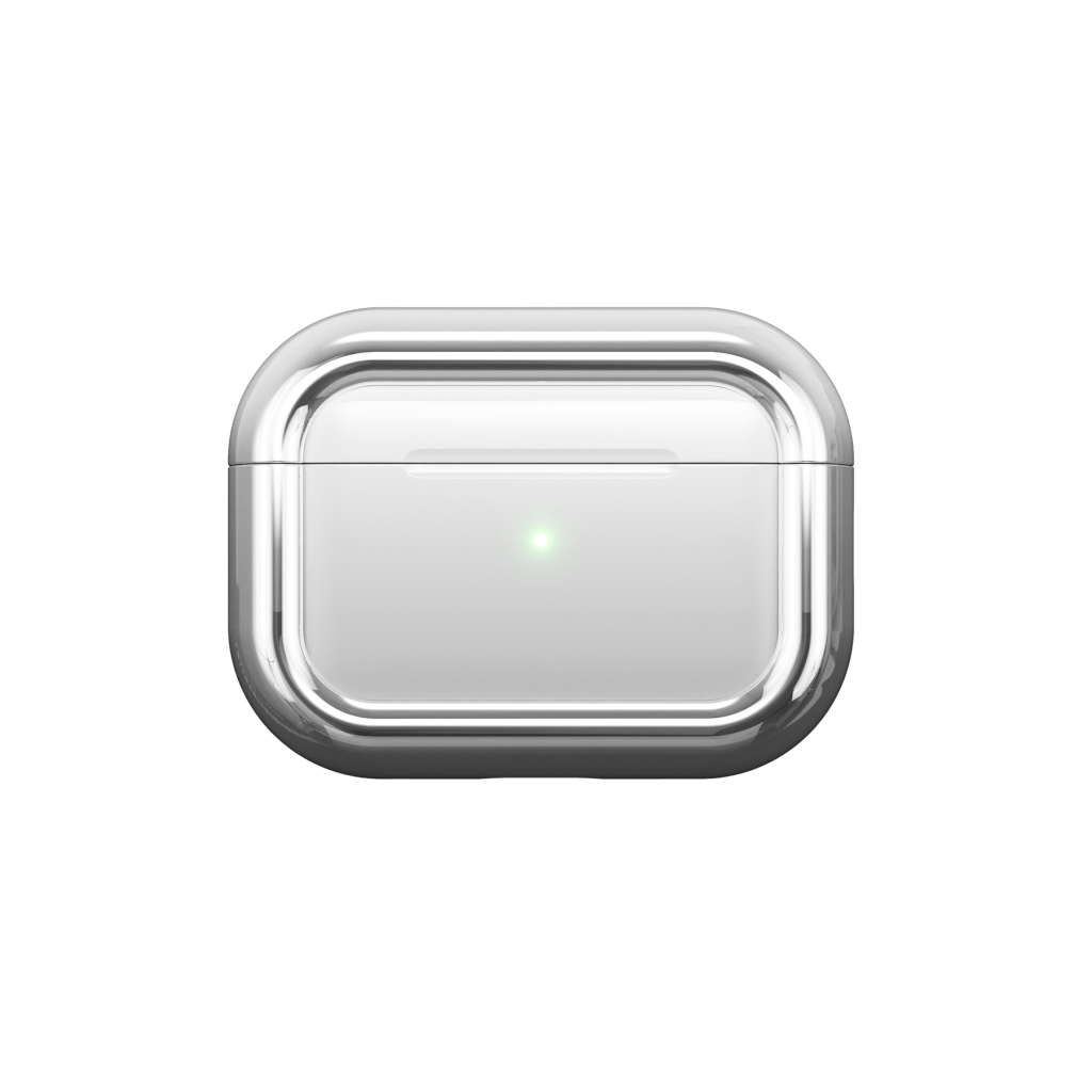 A white rectangular object with a green light