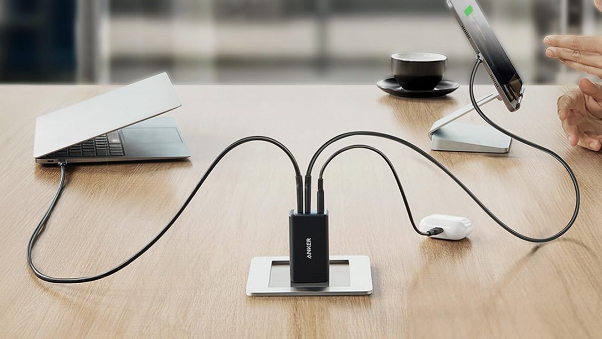 A black device with wires connected to it