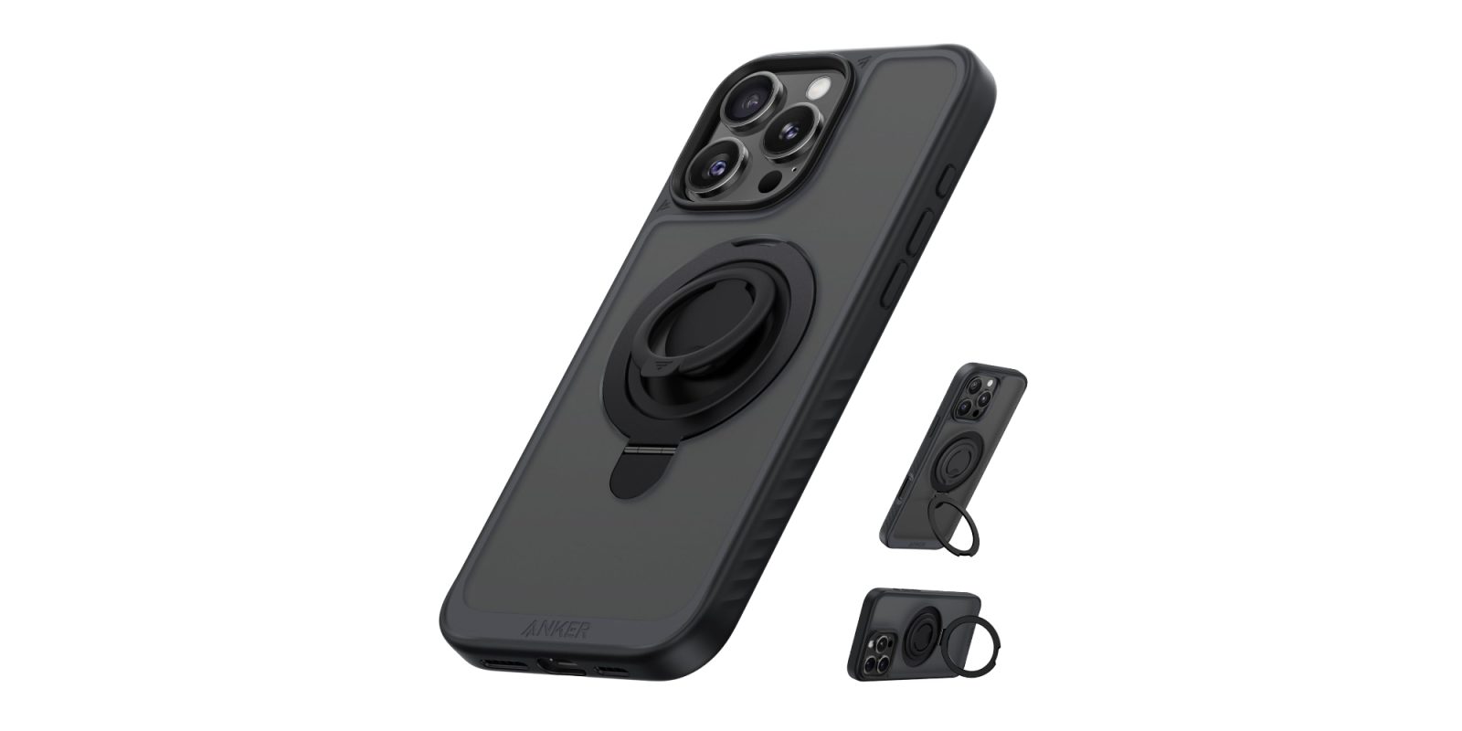 A phone with a stand