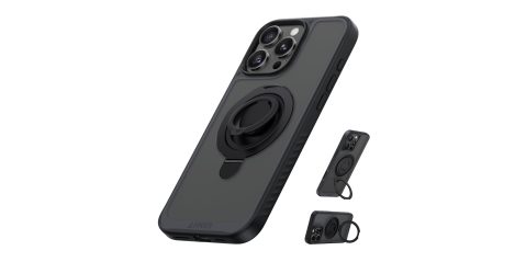 A phone with a stand