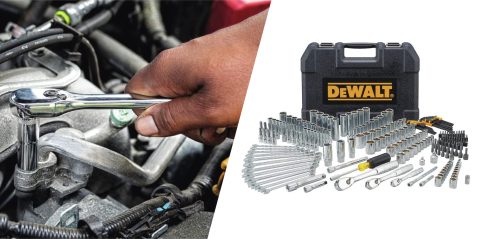 A hand holding a tool