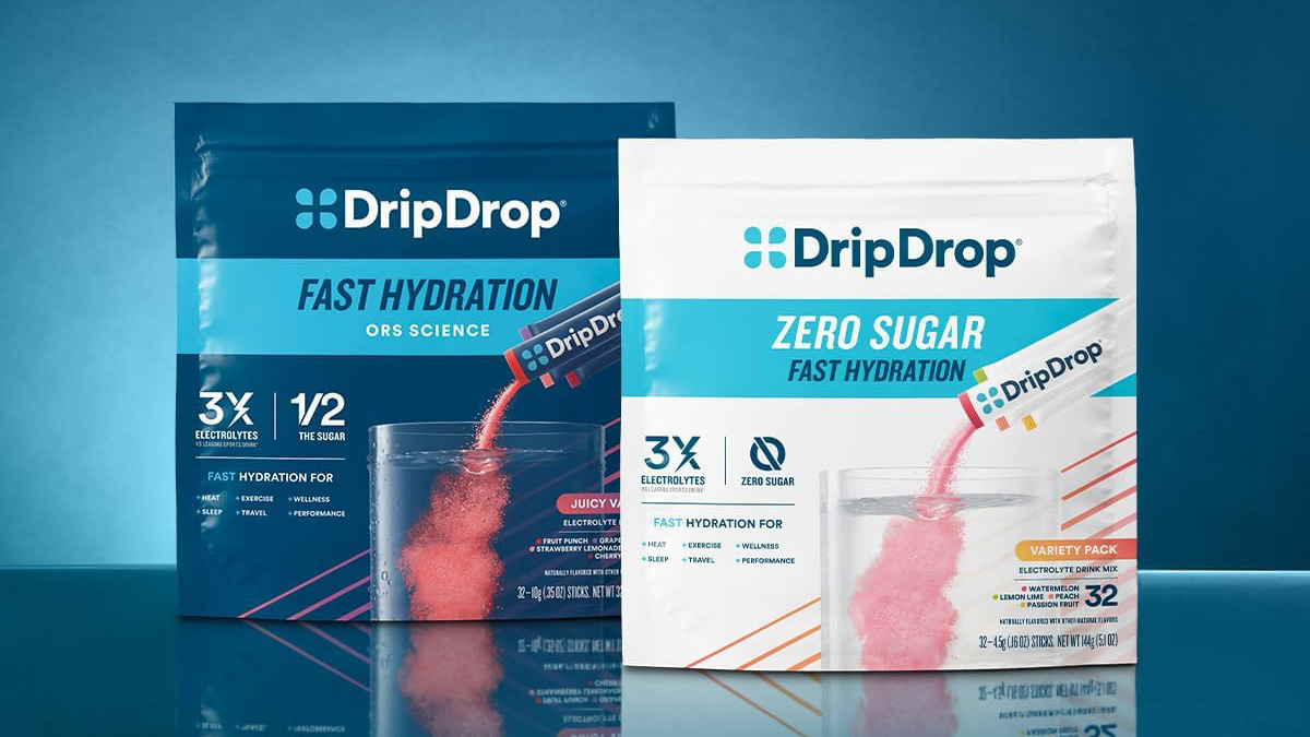 A close up of a package