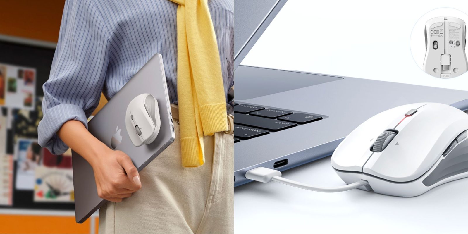 Image showing renders of ESR's magnetically attachable mouse.