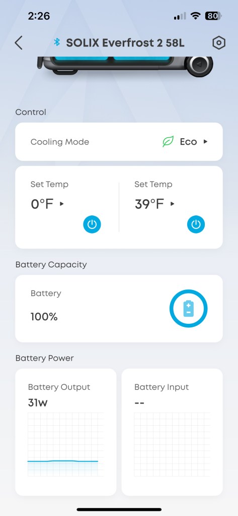 A screenshot of a device
