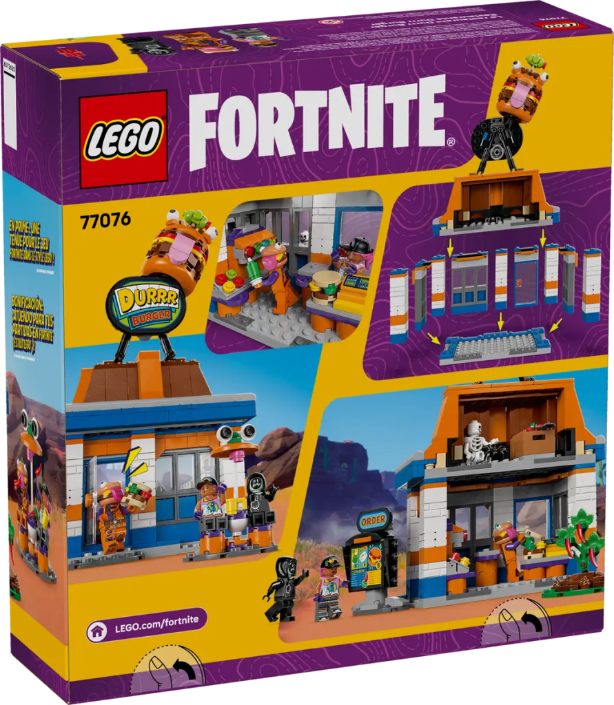 A box of lego fortnite building blocks