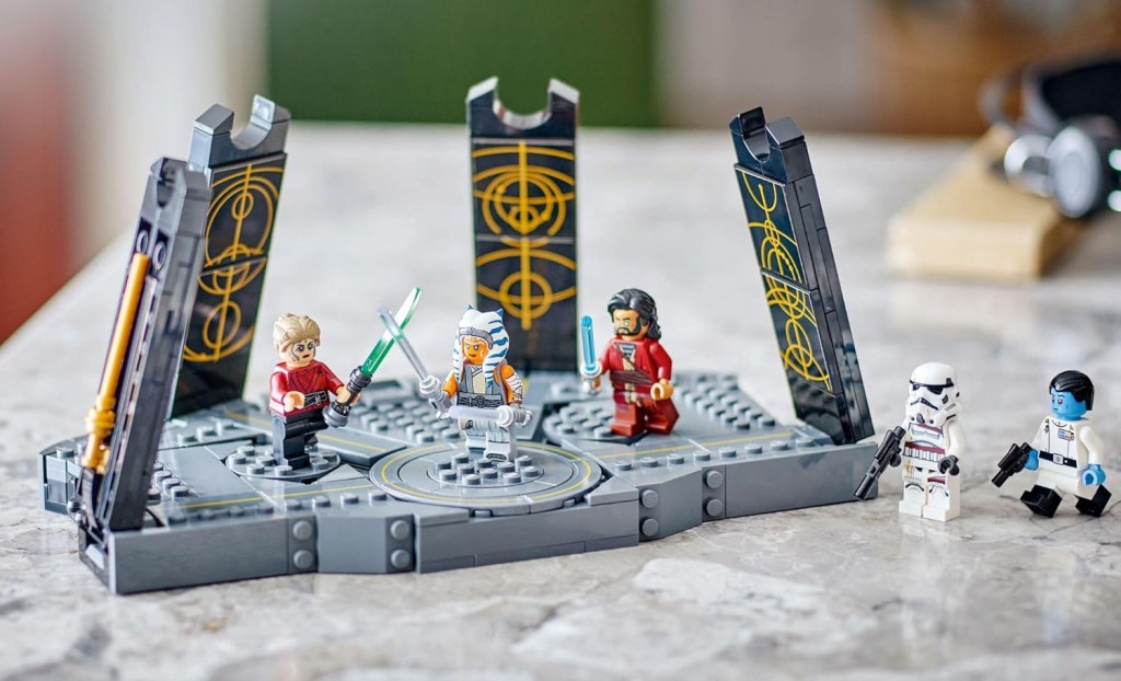 A group of toy figures on a table