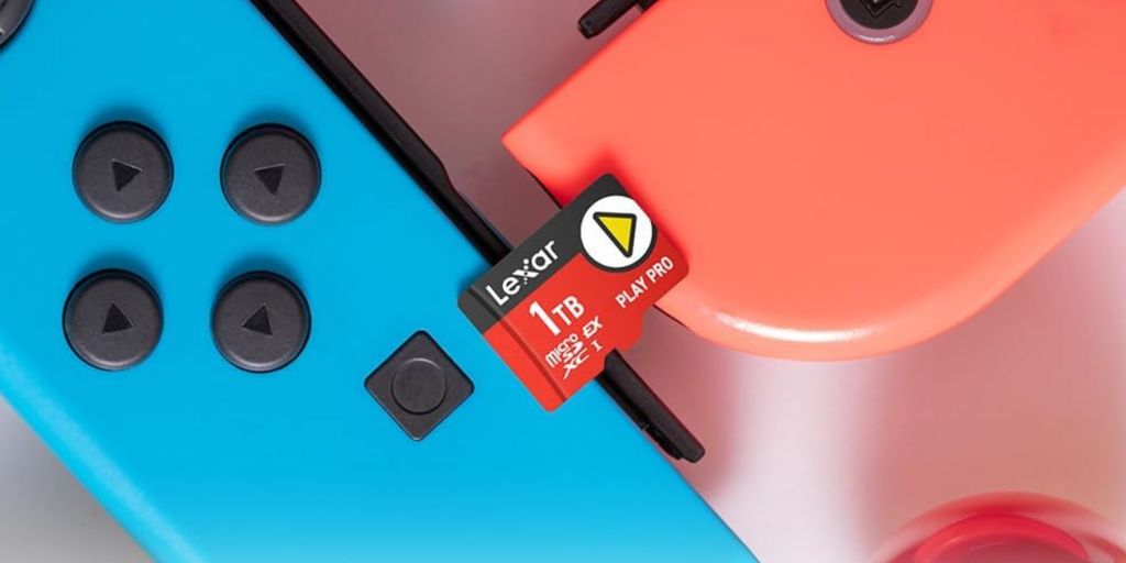 A close up of a memory card