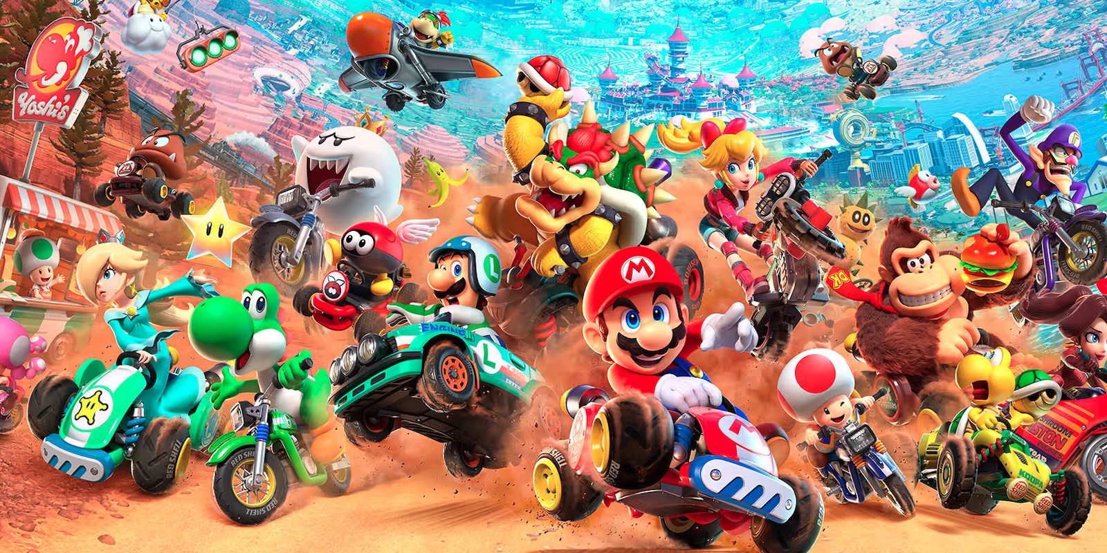 New Mario Kart World characters roster