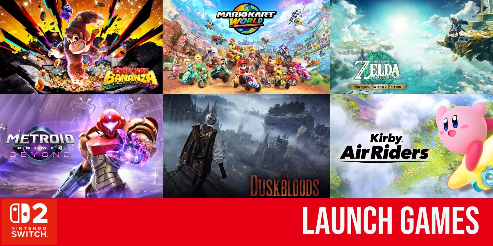 Switch 2 Launch Games